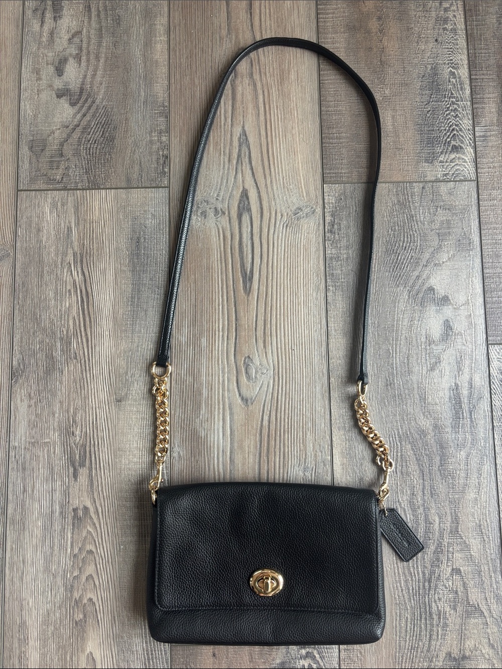 Coach Crosstown Pebbled Leather Crossbody Bag - Picture 11 of 11